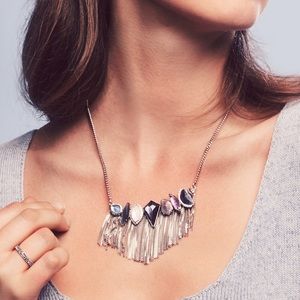 C+I riverstone collar necklace